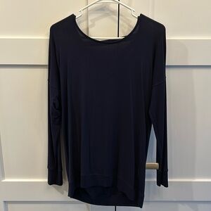 Athleta Criss Cross Long Sleeve Top